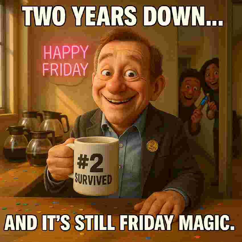 Happy 2 Year Work Anniversary Meme 1