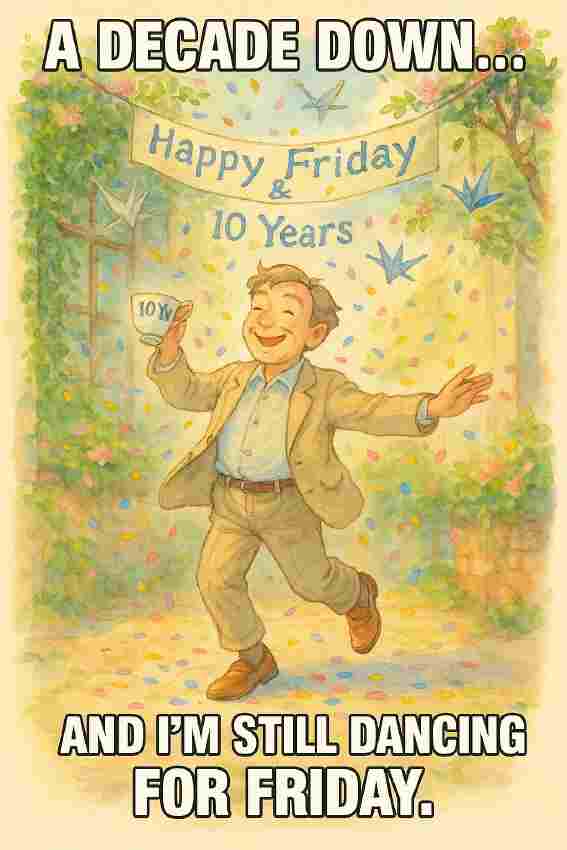 Happy 10 Year Work Anniversary Meme 1
