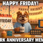 Happy work anniversary meme